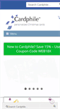 Mobile Screenshot of cardphile.com