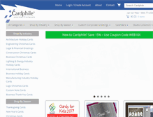 Tablet Screenshot of cardphile.com